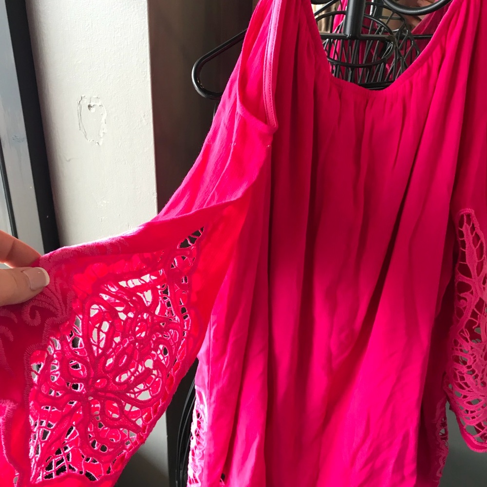 Cold shoulder blouse